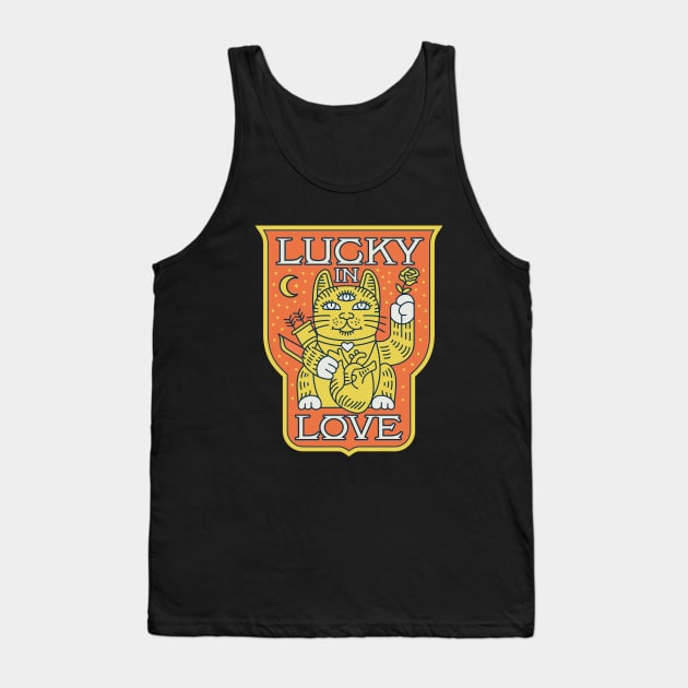 Lucky in Love Tank Top by Skilline